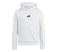 Adidas Felpa con cappuccio Essentials Feelcozy Fleece Bianco/Nero S