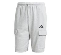 adidas Homme Essentials FEELCOZY French Terry Cargo Short, Medium Grey Heather/Black, L