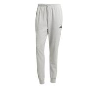Adidas Pantaloni sportivi Essentials Feel Cozy French Terry uomo grigio chiaro/nero XS