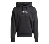adidas Homme Essentials Linear Fleece Hoodie, Black/White, XXL