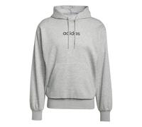 adidas Homme ESSENTIALS LINEAR FLEECE HOODIE, medium grey heather/black, L