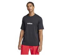 adidas Homme Essentials Linear Single Jersey Tee, Black/White, L