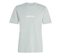 adidas Homme Essentials Linear Single Jersey Tee, Wonder Sage/White, XXL