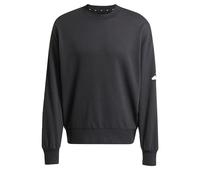 Felpa Essentials Loose Fit 3 Bar Logo Black / White XS