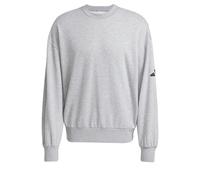 Felpa Essentials Loose Fit 3 Bar Logo Medium Grey Heather / Black 2XL