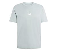 adidas Homme Essentials Small Logo Single Jersey Tee, Wonder Sage/White, L