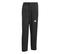 adidas Homme Essentials Three Stripes Fleece Wide Leg Pant, Black/White, L