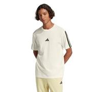 T-shirt Essentials 3-Stripes Single Jersey White / Black L