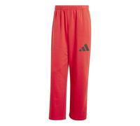 adidas Homme Essentials Wide Leg Three Bar Pant, Pure Ruby/Black, XL