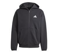 adidas Homme Future Icons Small Logo Full-Zip Hoodie, Black, XXL