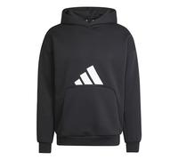adidas Homme Future Icons Three Bar Hoodie, Black, XS