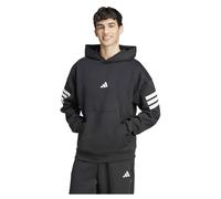 adidas Homme Future Icons Three Stripes Hoodie, Black, M