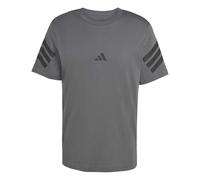 adidas Homme Future Icons Three Stripes Tee, Grey Six, XS