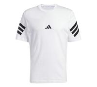 T-shirt adidas Future Icons 3 Strisce manica corta bianco puro nero - M