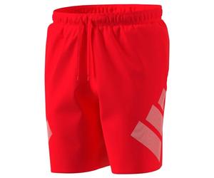 adidas Homme Logo Swim Shorts 8 inch, Lucid Red/White, 3XL
