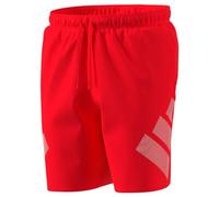 adidas Homme Logo Swim Shorts 8 inch, Lucid Red/White, S