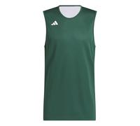 adidas Homme M Everyday PRO Bball Jersey, Team Dark Green/White, L