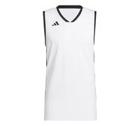 adidas Homme Mens Pulse Speed Bball Jersey, White/Black, XL