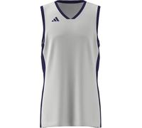 adidas Homme Mens Pulse Speed Bball Jersey, White/Team Colleg Purple, XS