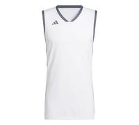 adidas Homme Mens Pulse Speed Bball Jersey, White/Team Onix, L