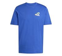 adidas Homme Mini Embroidery Surfing Graphic T-Shirt, Team Royal Blue, XXL Tall
