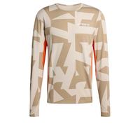 adidas Homme Multi Synthetic Base Layer Long Sleeve, Wonder Alumina/Blanch Cargo, S