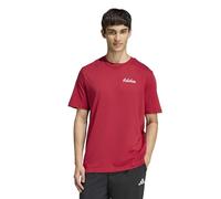 adidas Homme Novelty Bowl Graphic T-Shirt, Active Maroon, M