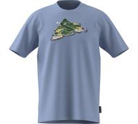 adidas Homme Novelty Mini Graphic T-Shirt, Glow Blue, XL