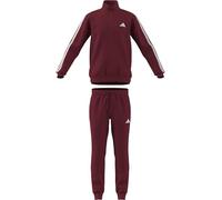 adidas Homme SPORTSWEAR BASIC 3 STRIPES FLEECE TRACKSUIT, active maroon/white, S