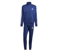 adidas Homme SPORTSWEAR BASIC 3 STRIPES FLEECE TRACKSUIT, Dark Blue, XS