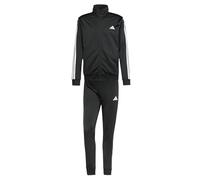 adidas Homme SPORTSWEAR BASIC 3 STRIPES TRICOT TRACKSUIT, Black, XL Long