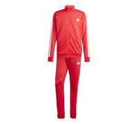 adidas Homme SPORTSWEAR BASIC 3 STRIPES TRICOT TRACKSUIT, pure ruby/white, XS
