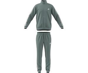 adidas Homme SPORTSWEAR BASIC 3 STRIPES TRICOT TRACKSUIT, Wonder Sage, XXL
