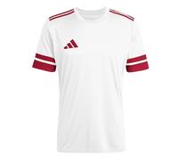 Adidas Homme SQUADRA25 Jersey Short Sleeve, White/Team Power Red 2, XL