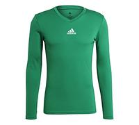 Maglia adidas Team Base manica lunga verde bianco - XL