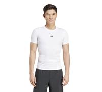 Adidas Homme Techfit Compression Training T-Shirt, White, L