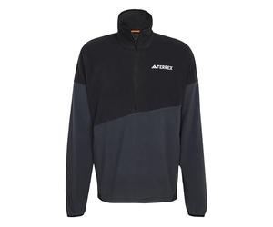 adidas Homme Terrex Multi Climawarm Fleece Anorak, Black/Carbon, M