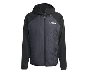 adidas Homme Terrex Multi CLIMAWARM Insulated Hybrid Hooded Jacket, Black, M