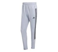 adidas Homme Workout Essentials all-Set 3-Stripes Knit Pant, Halo Silver/Black, XL