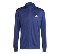 adidas Homme Workout Essentials all-Set 3-Stripes Knit Track Top, Dark Blue/White, 3XL