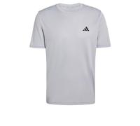 Adidas Workout Essentials Base 3 Stripes Short Sleeve T-shirt Grigio L / Regular Uomo
