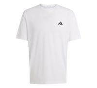 Adidas Workout Essentials Feelready 3 Stripes Short Sleeve T-shirt Bianco 2XL Uomo