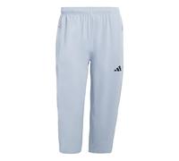 adidas Homme Workout Essentials Flex Woven 3/4 Pant, Halo Silver, L