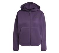 adidas Z.N.E. W - felpa con cappuccio - donna XS Dark Purple woman Recycled Polyester