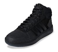 adidas Hoops 2.0 Mid Scarpe da Basket Uomo, Nero (Cblack/Cblack/Carbon Cblack/Cblack/Carbon), 43 1/3 EU (9 UK)