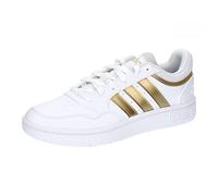 adidas Donna Hoops 3.0 Low Classic Basketball Shoes, FOOTWEAR WHITE/FOOTWEAR WHITE/MAGOLD, 37 1/3 EU