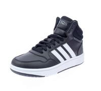 adidas Unisex - Bambini Hoops Mid Shoes, Core Black / Cloud White / Grey Six, 38 2/3 EU