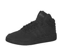 adidas Hoops 3 Lifestyle Basketball Mid Classic Shoes, Scarpe Uomo, Core Black/Core Black/Grey Six, 44 2/3 EU