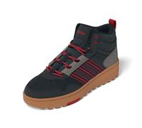 adidas Hoops 4.0 Mid Shoes, Scarpe Unisex-Adulto, Aurora Ink/Better Scarlet/GUM4, 44 2/3 EU