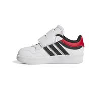 adidas Hoops 4.0 Shoes, Scarpe Unisex-Bimbi 0-24, Ftwr White/Core Black/Better Scarlet, 24 EU